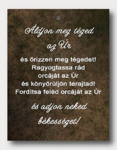 Áldjon meg téged az Úr,  Igés illatosító, TENGER illat