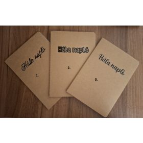   Hálanapló, Keresztény feliratos füzet. Vonalas, A5 méretű füzet, 60 lap - 120 oldal