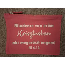   Mindenre van erőm Krisztusban, Keresztény feliratos neszeszer