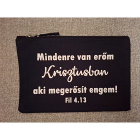   Mindenre van erőm Krisztusban, Keresztény feliratos neszeszer