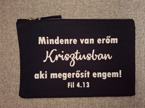 Mindenre van erőm Krisztusban, Keresztény feliratos neszeszer